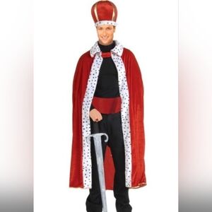 FORUM NOVELTIES Adult Unisex Robe & Crown Set